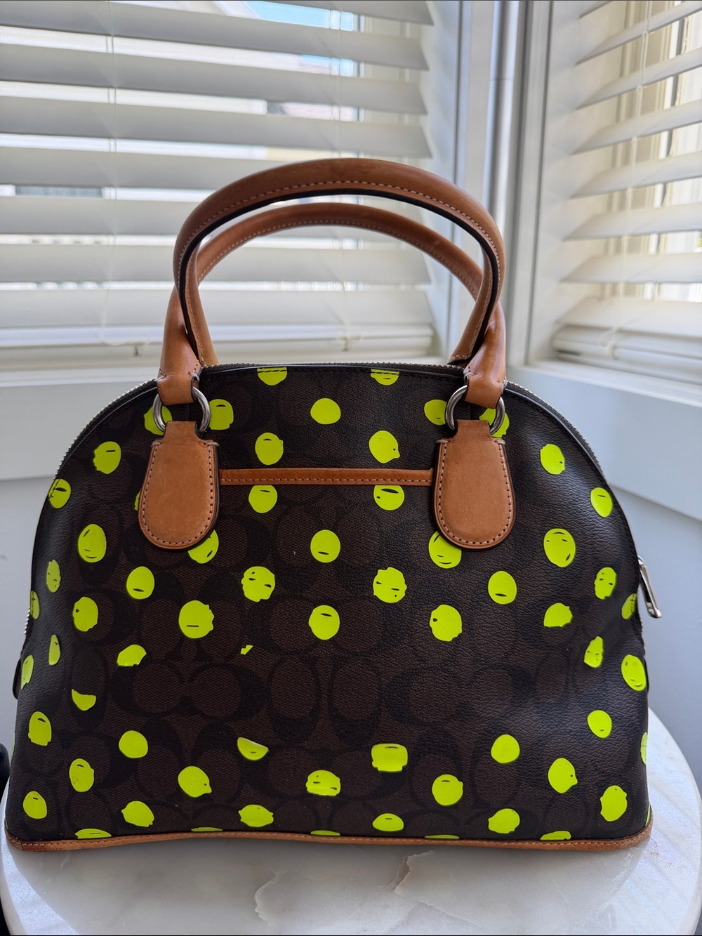 Coach Cora Dome Satchel - Picture 5 of 9